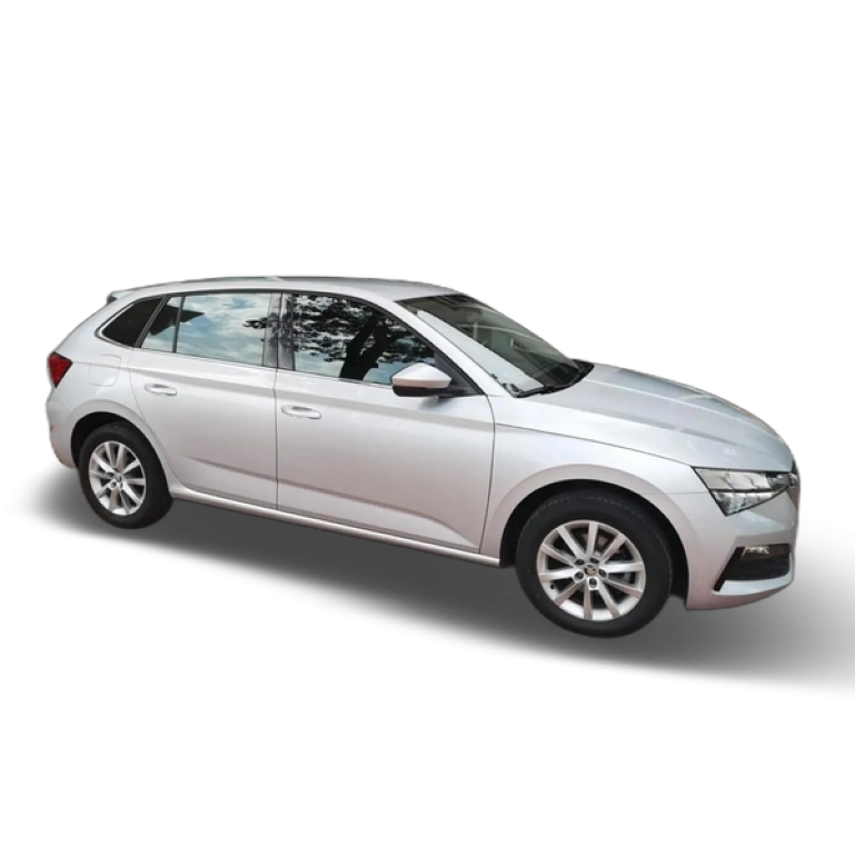 Renting Skoda Scala 1.0 TSI Ambition 81kW Gris