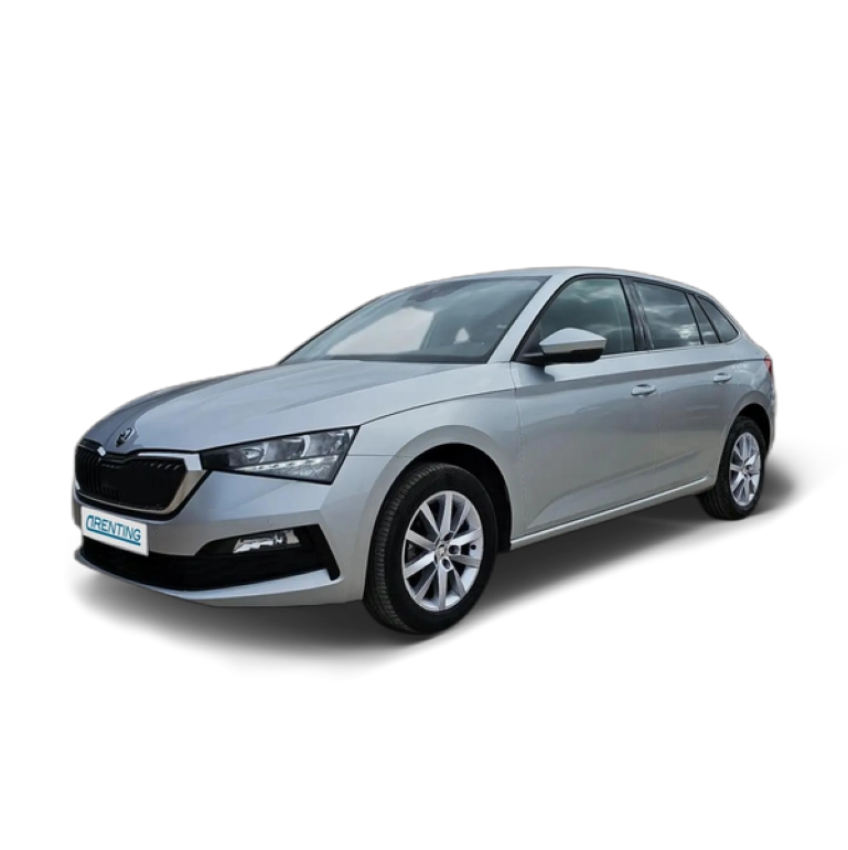 Renting Skoda Scala 1.0 TSI Emotion 70kW Plateado