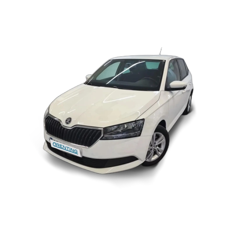 Renting Skoda Fabia 1.0 TSI Like 81kW Blanco