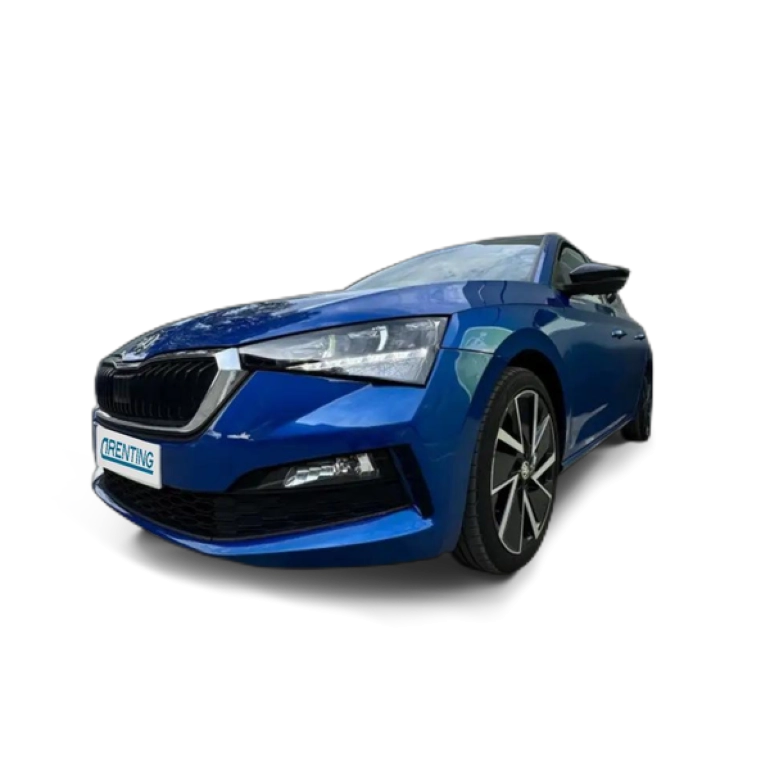 Renting Skoda Scala 1.0 TSI Sport DSG 81kW Azul