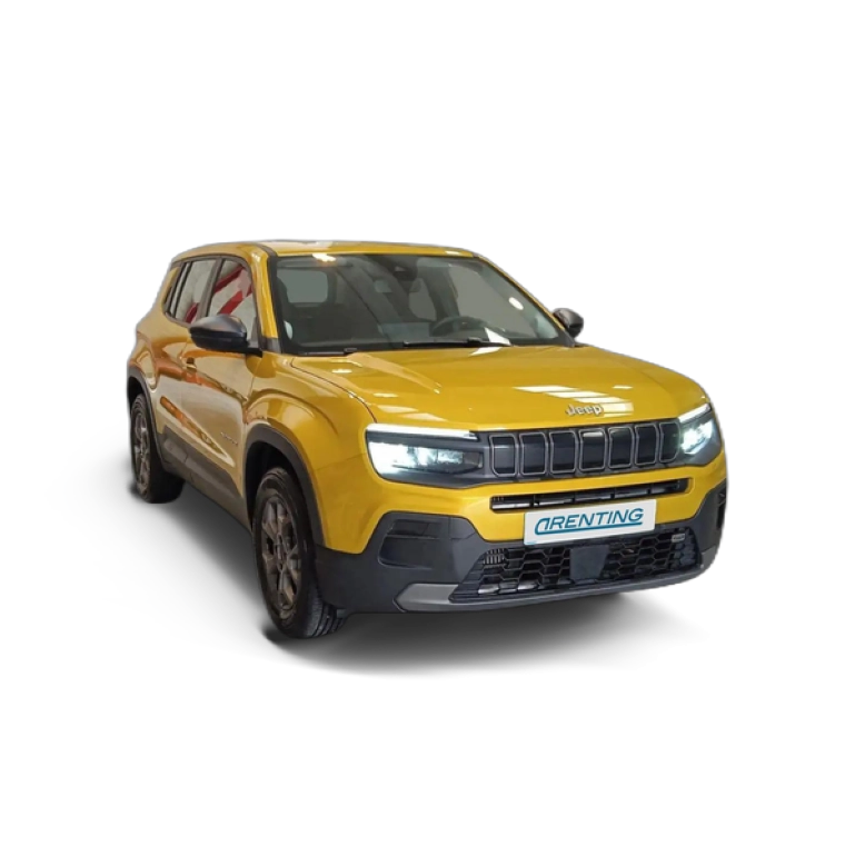 Renting Jeep Avenger 1.2 Longitude Amarillo 1 2