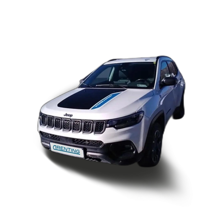 Renting Jeep Compass 1.3 PHEV 177kW (240CV) Trailhawk AT AWD Blanco