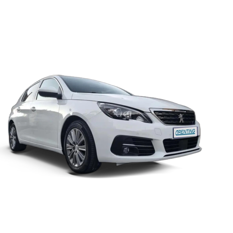 Renting Peugeot 308 1.5 BlueHDi S&amp;S Allure Pack 130 Blanco