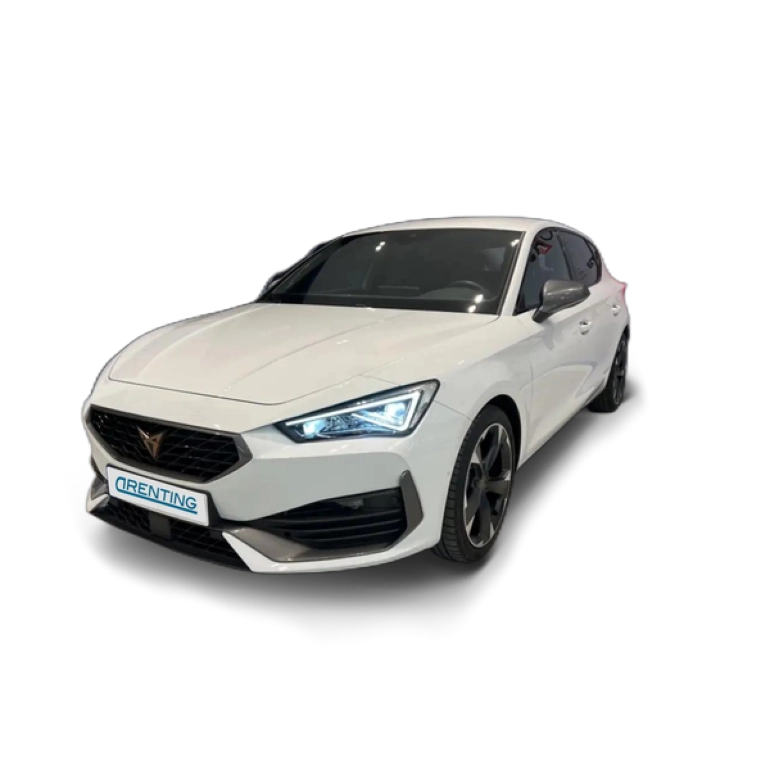 Renting CUPRA Leon 1.5 ETSI DSG 110Kw Blanco 2