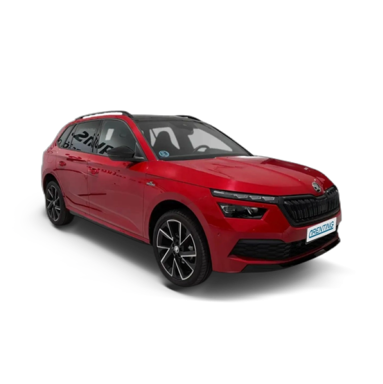 Renting Skoda Kamiq 1.5 TSI Montecarlo DSG Rojo