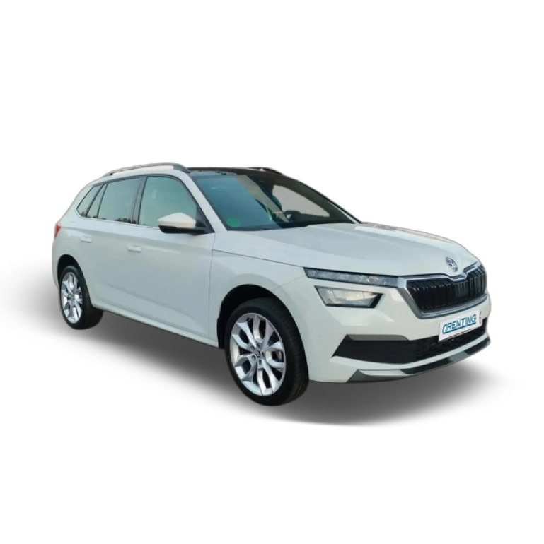 Renting Skoda Kamiq 1.5 TSI Sport DSG Blanco