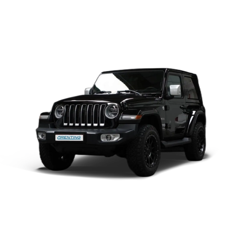 Renting Jeep Wrangler 2.0T GME Sahara 8ATX Negro