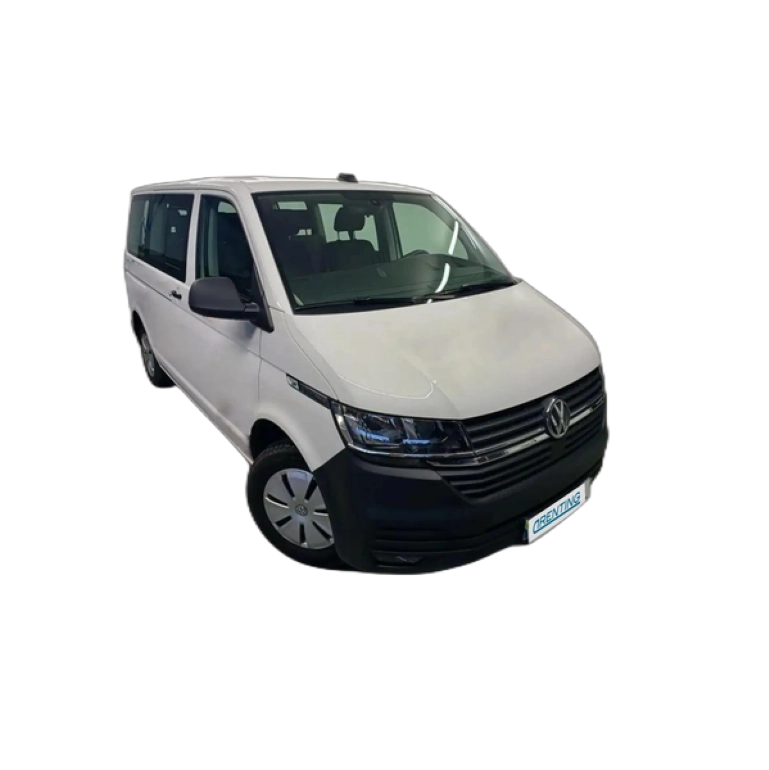 Renting Volkswagen T6 Caravelle 2.0TDI BMT Origin Batalla Corta DSG 110kW Blanco 1