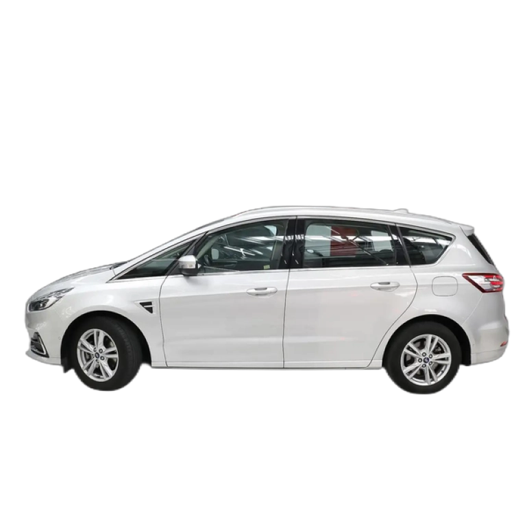 Renting Ford S-Max 2.5 Duratec FHEV Titanium Aut. 190 Plateado