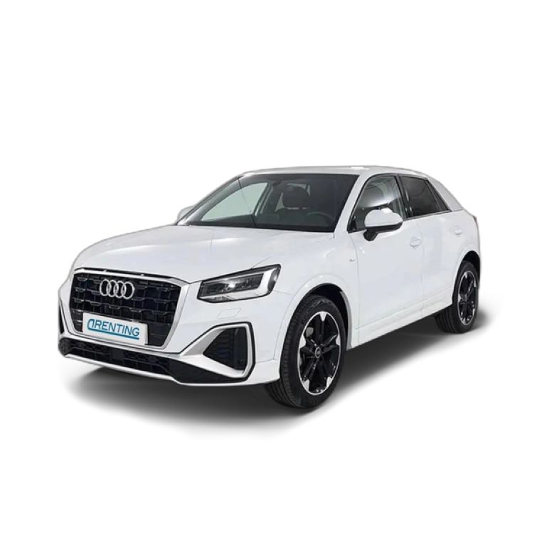 Renting Audi Q2 30 TFSI S line 81kW Blanco