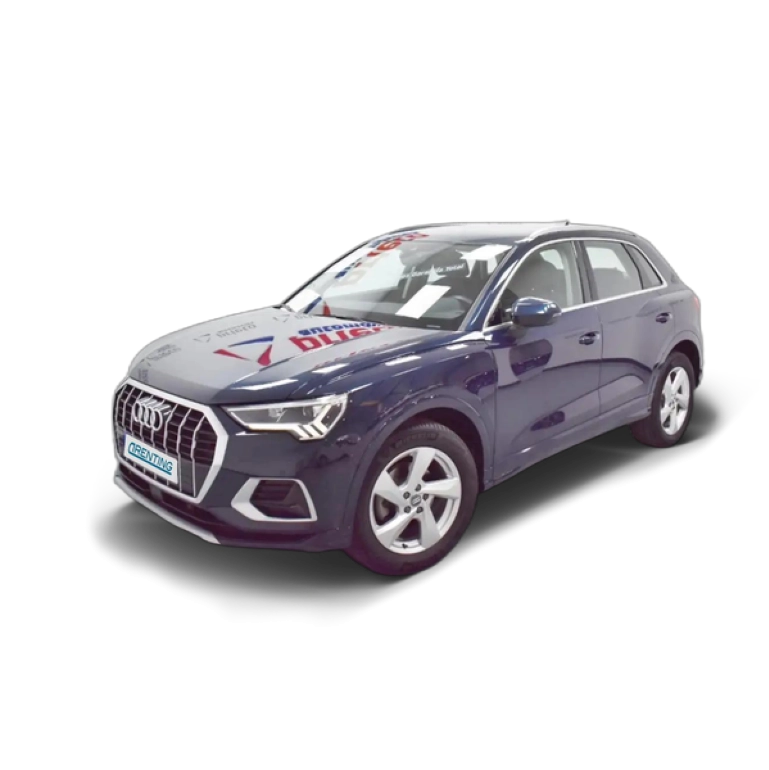 Renting Audi Q3 35 TDI Advanced S tronic 110kW Azul 1