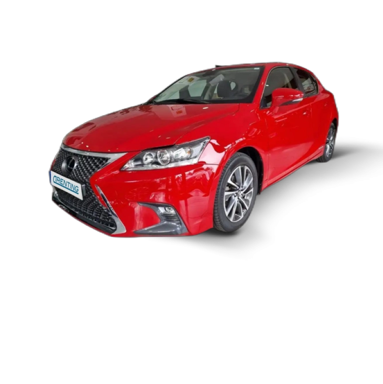 Renting Lexus CT 200h Business Rojo