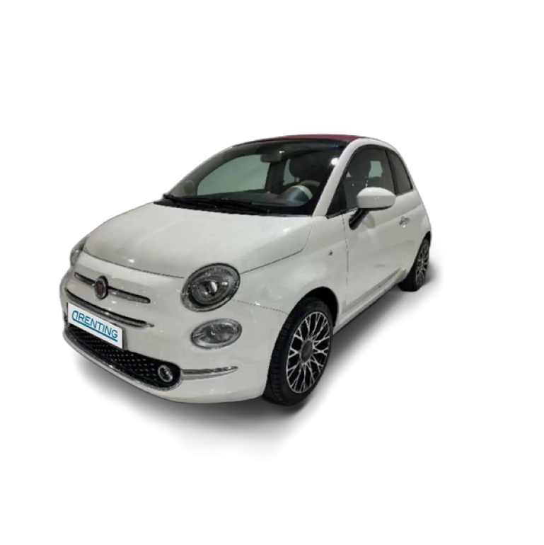 Renting Fiat 500C C Dolcevita 1.0 Hybrid 51KW (70 CV) Blanco