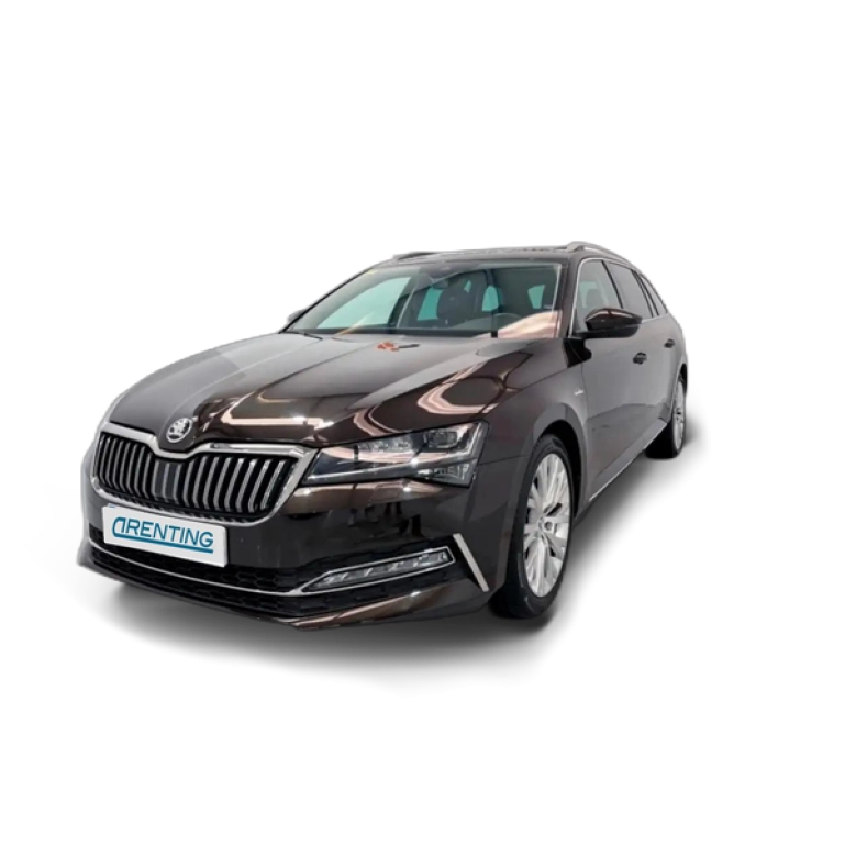 Renting Skoda Superb Combi 2.0TDI AdBlue L&K DSG 110kW Marrón