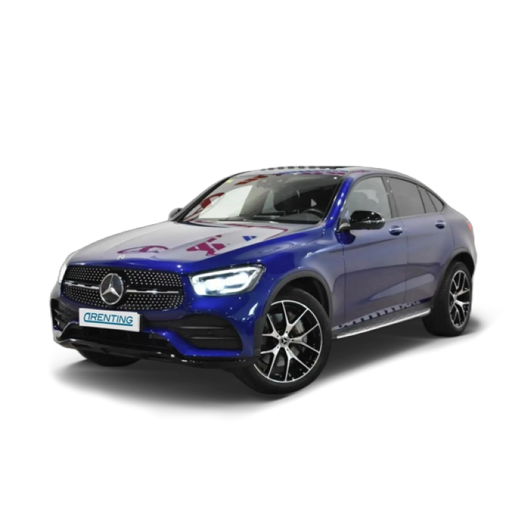 Renting Mercedes-Benz GLC 250 Coupé 250d 4Matic Aut. Azul