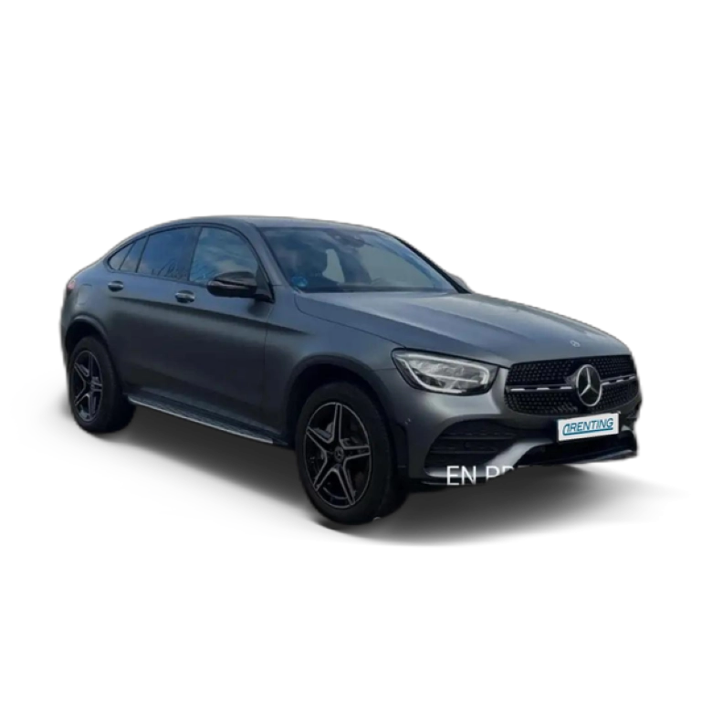 Renting Mercedes-Benz GLC 300 Coupé e 4MATIC Gris