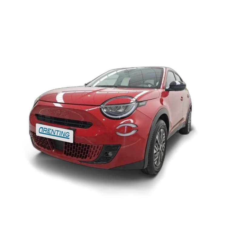 Renting Fiat 600 e  54kwh 115kw (156cv) RED Rojo