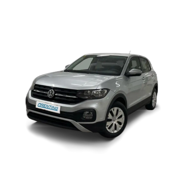 Renting Volkswagen T-Cross Edittion TSI 95 c.v Gris