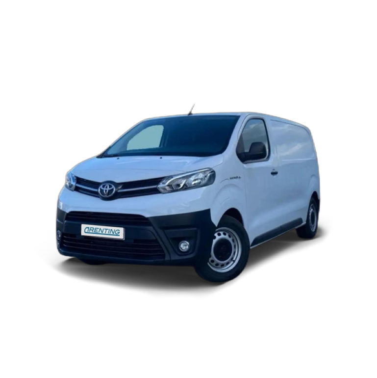 Renting Toyota Proace Van Electric L1 GX Plus 100Kw Batería 75Kw Blanco