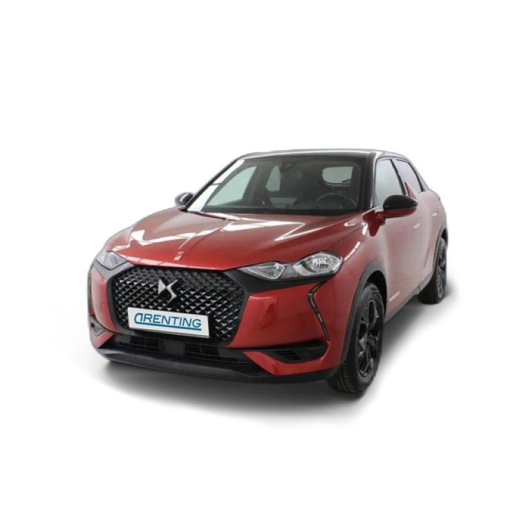 Renting DS Automobiles DS 3 Crossback Puretech Performance Line 130 Aut. Rojo