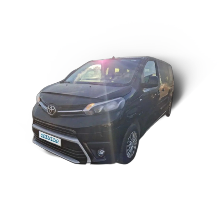 Renting Toyota Proace Shuttle L1 2.0D 106kW (145CV) 6MT VX 9p Negro