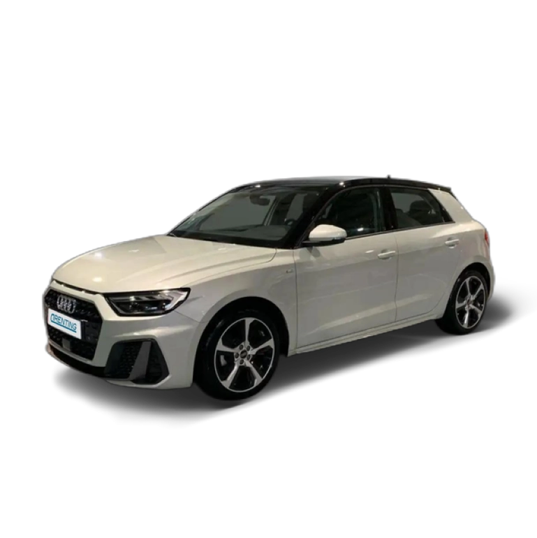 Renting Audi A1 Sportback 30 TFSI Adrenalin Plateado 1