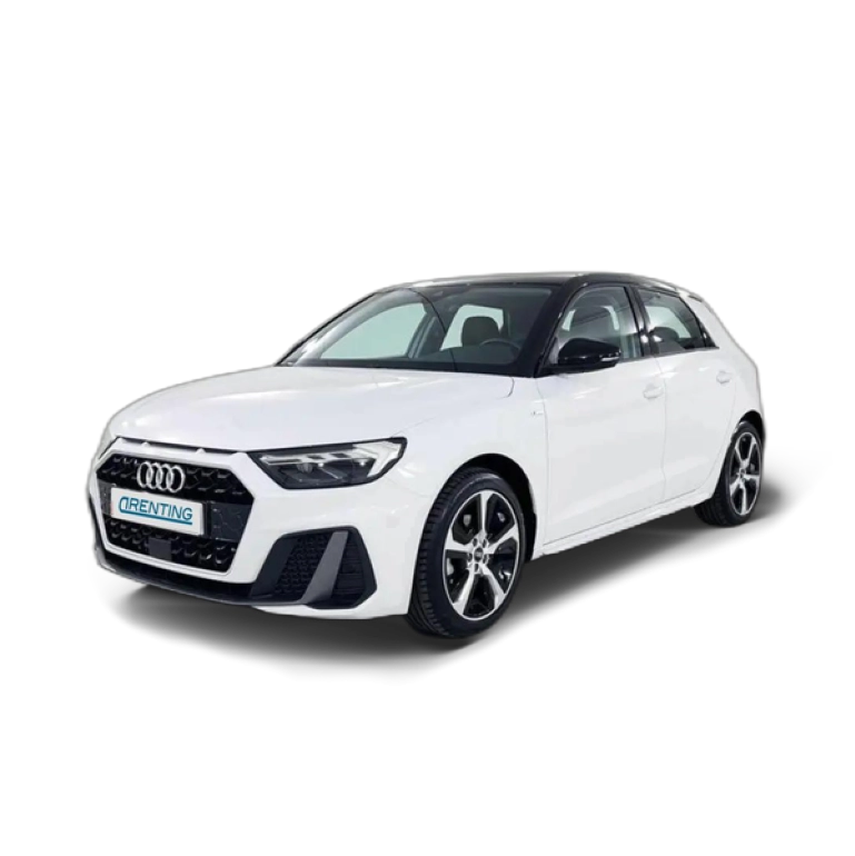 Renting Audi A1 Sportback 30 TFSI Adrenalin Blanco