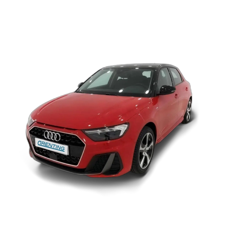 Renting Audi A1 Sportback 30 TFSI Adrenalin Rojo