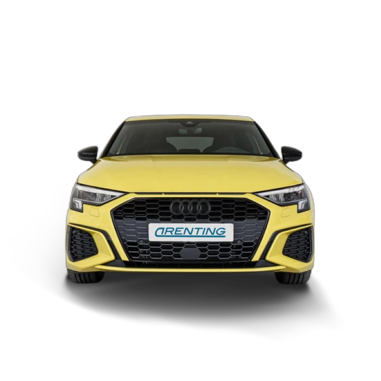 Renting Audi A3 Sportback 35 TFSI Black line edition S tronic Amarillo