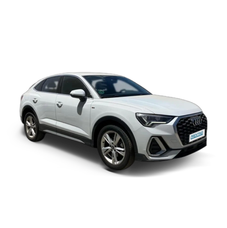 Renting Audi Q3 Sportback 35 TFSI S line S tronic Blanco 1