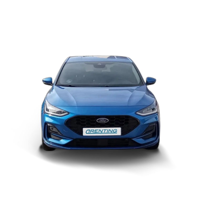 Renting Ford Focus ST-Line Azul 1