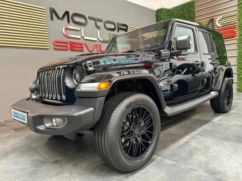 Renting Jeep Wrangler Unlimited 2.0 4xe Rubicon 8ATX Negro