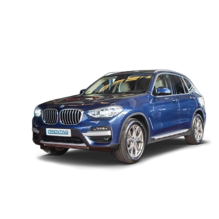 Renting BMW X3 xDrive 20dA Azul 3