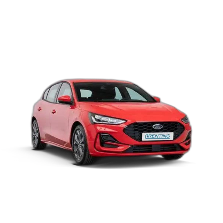 Renting Ford Focus 1.0 ECOBOOST MHEV 114KW ST-LINE 155CV 5P Rojo