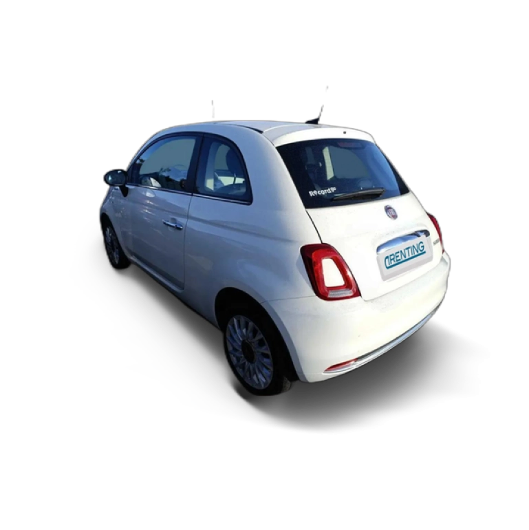 Renting Fiat 500 1.0 Hybrid Dolcevita 52kW Blanco 3 4