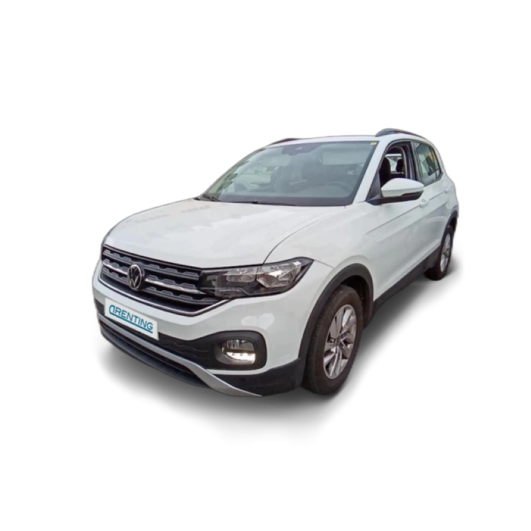 Renting Volkswagen T-Cross 1.0 TSI Advance DSG7 81kW Blanco