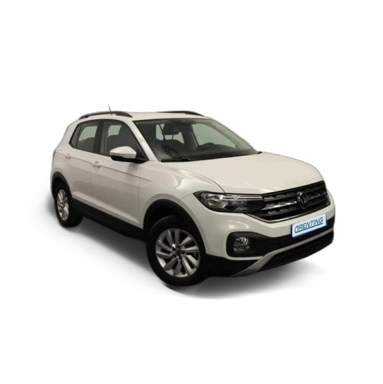 Renting Volkswagen T-Cross 1.0 TSI Advance Blanco