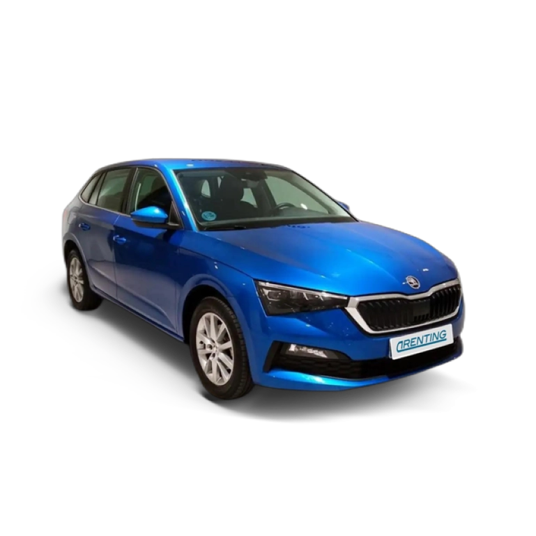 Renting Skoda Scala 1.0 TSI Ambition 81kW Azul