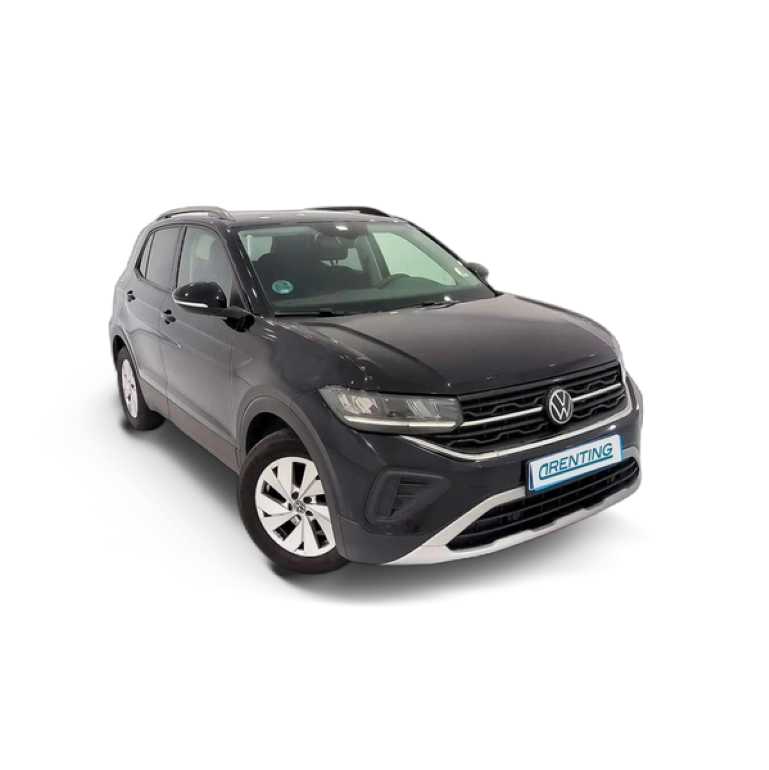 Renting Volkswagen T-Cross 1.0 TSI Life 85kW Negro