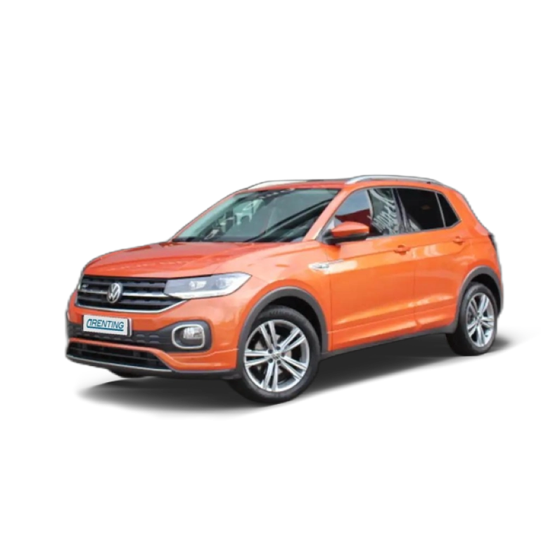 Renting Volkswagen T-Cross 1.0 TSI Sport DSG7 81kW Naranja