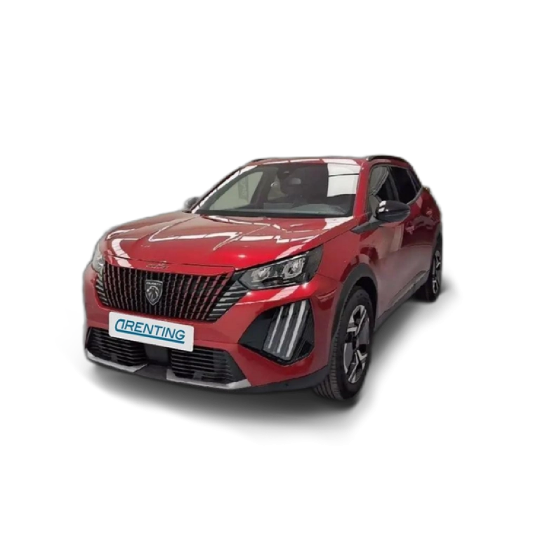 Renting Peugeot 2008 1.2 PureTech S&amp;S Allure 100 Rojo 1