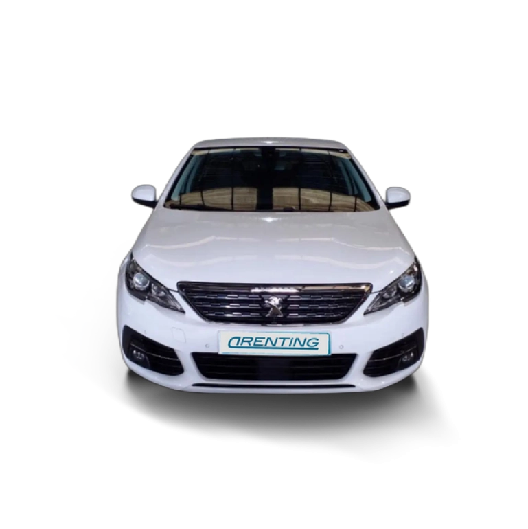 Renting Peugeot 308 1.5 BlueHDi S&amp;S Allure Pack 130 Blanco 1 1