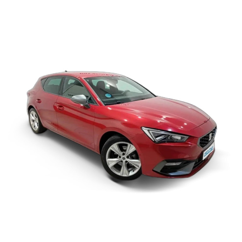 Renting SEAT Leon 1.5 eTSI DSG-7 S&S FR Special Edition 150 Rojo