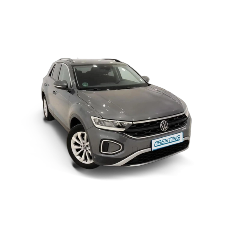 Renting Volkswagen T-Roc 1.5 TSI Life Gris 1