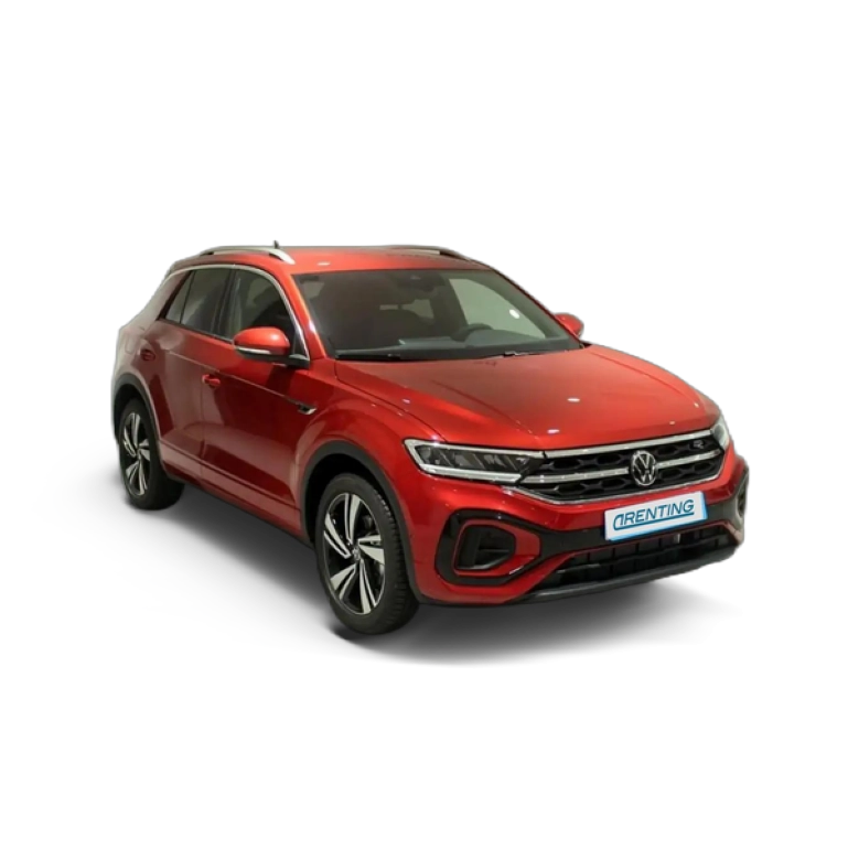 Renting Volkswagen T-Roc 1.5 TSI R-Line Rojo