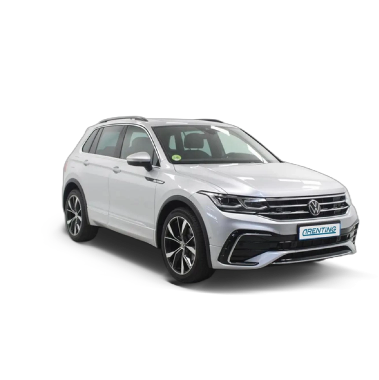 Renting Volkswagen Tiguan 1.5 TSI R-Line DSG 110kW Plateado