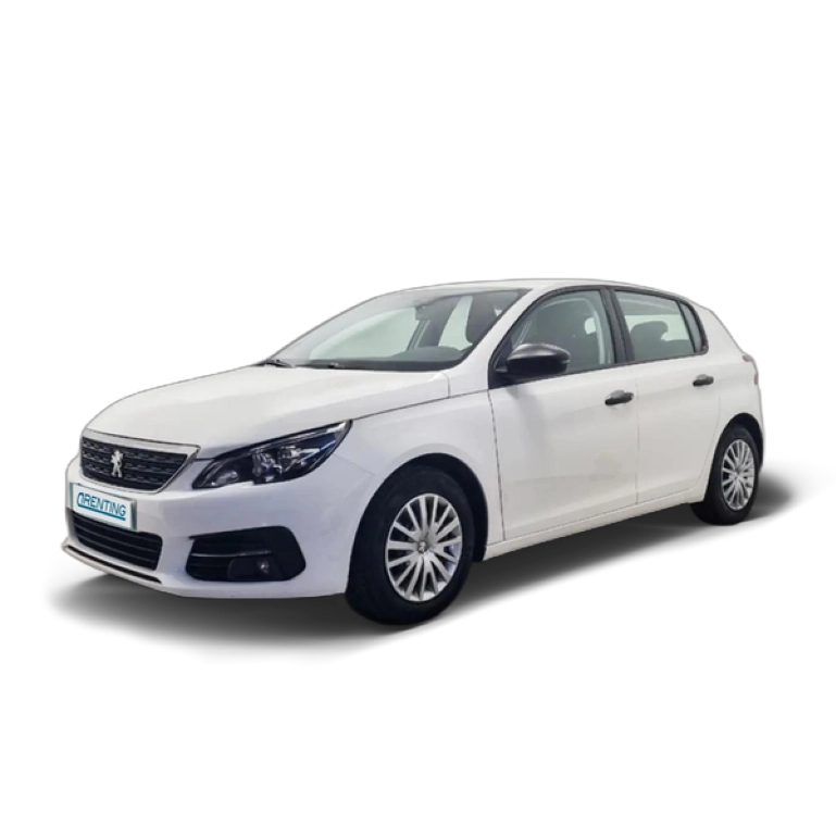 Renting Peugeot 308 1.5BlueHDi S&amp;S Access 100 Blanco