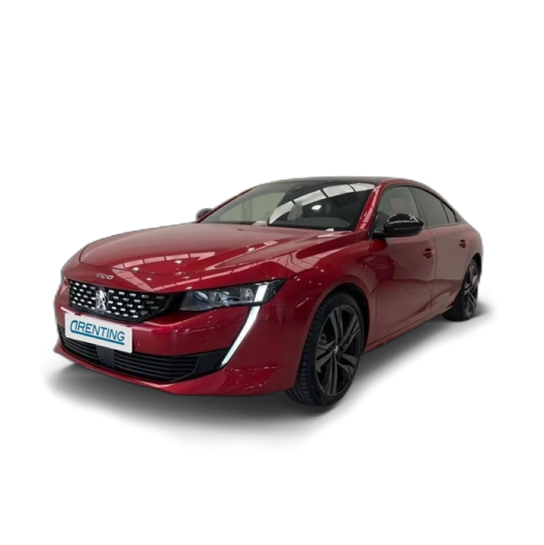 Renting Peugeot 508 1.5BlueHDi S&S GT EAT8 130 Rojo