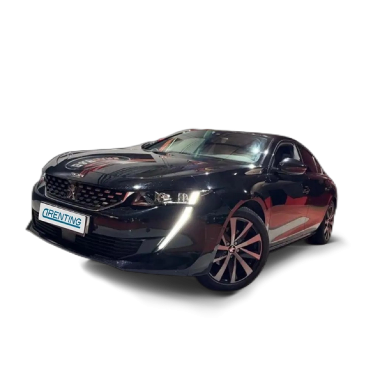 Renting Peugeot 508 1.5BlueHDi S&S GT Line EAT8 130 Negro 1