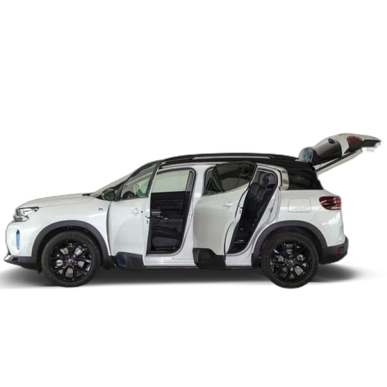 Renting Citroen C5 Aircross 1.6 PHEV 225 SHINE PACK AUTO 225 5P Blanco